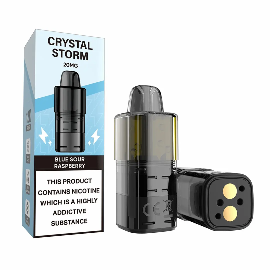 Crystal Storm Bar 12K Prefilled Pod - Blue Sour Raspberry